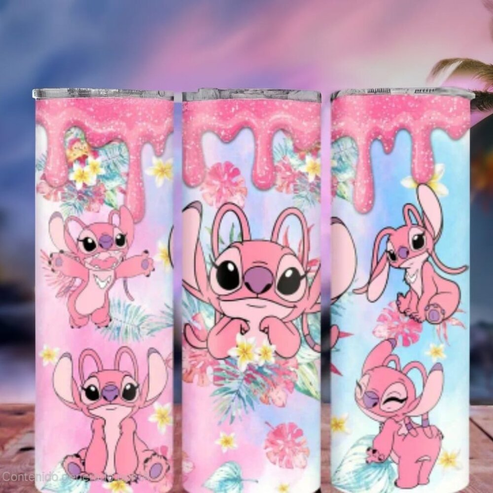 20 OZ STITCH & LILO STAINLESS STEEL TUMBLER